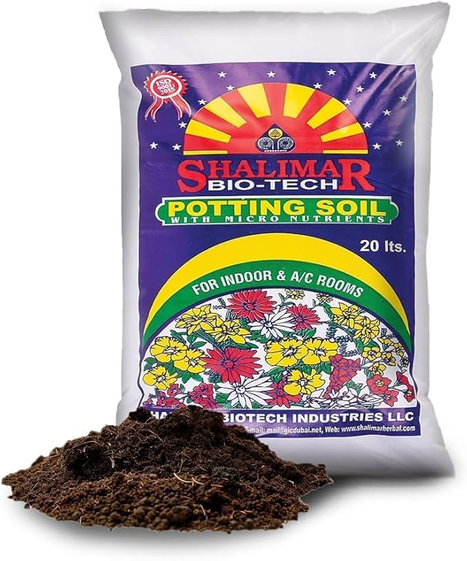Shalimar Potting Soil (20L)- Organic Soil Green Pro/Organic Plant With Micro Nutrients For Indoor And Outdoor Plants For Home - General Purpose Plant Soil